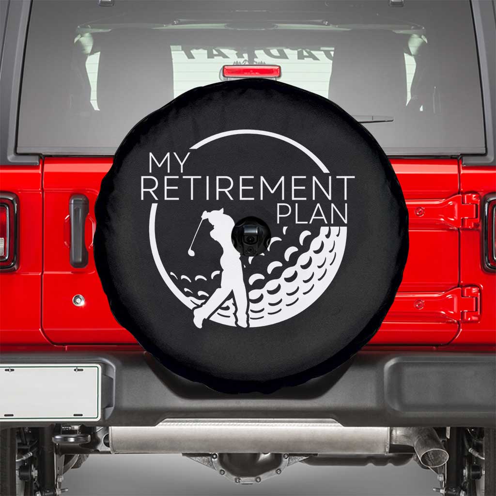 Funny Retirement Golf Spare Tire Cover Saying Golfing Gift - Wonder Print Shop