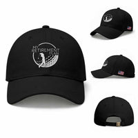 Funny Retirement Golf Baseball Cap Saying Golfing Gift
