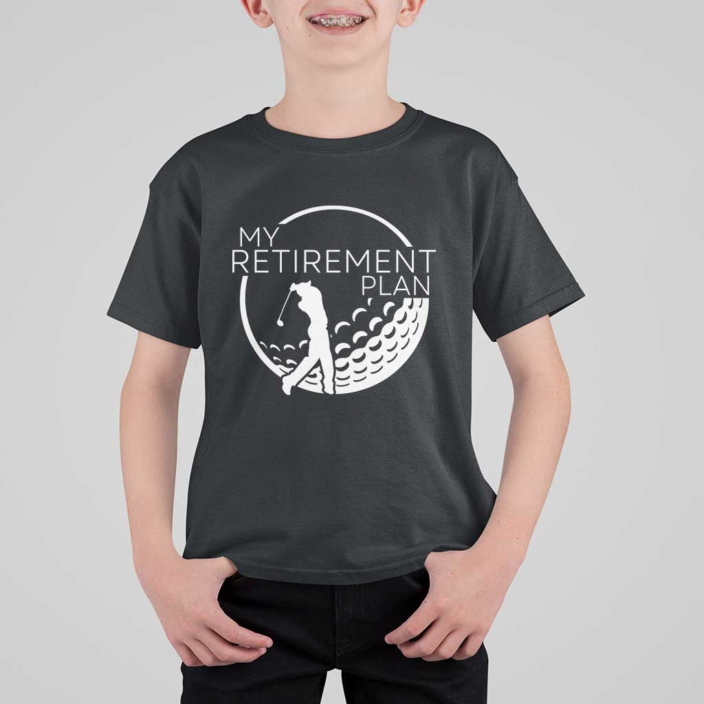 Funny Retirement Golf T Shirt For Kid Saying Golfing Gift - Wonder Print Shop