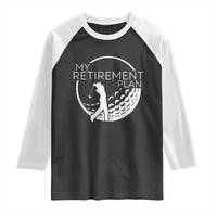 Funny Retirement Golf Raglan Shirt Saying Golfing Gift - Wonder Print Shop