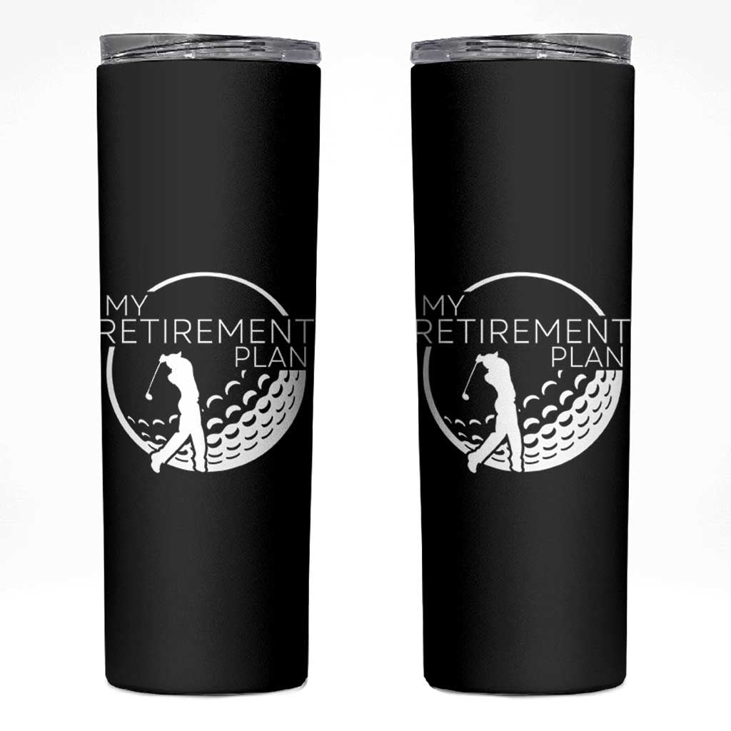 Funny Retirement Golf Skinny Tumbler Saying Golfing Gift - Wonder Print Shop