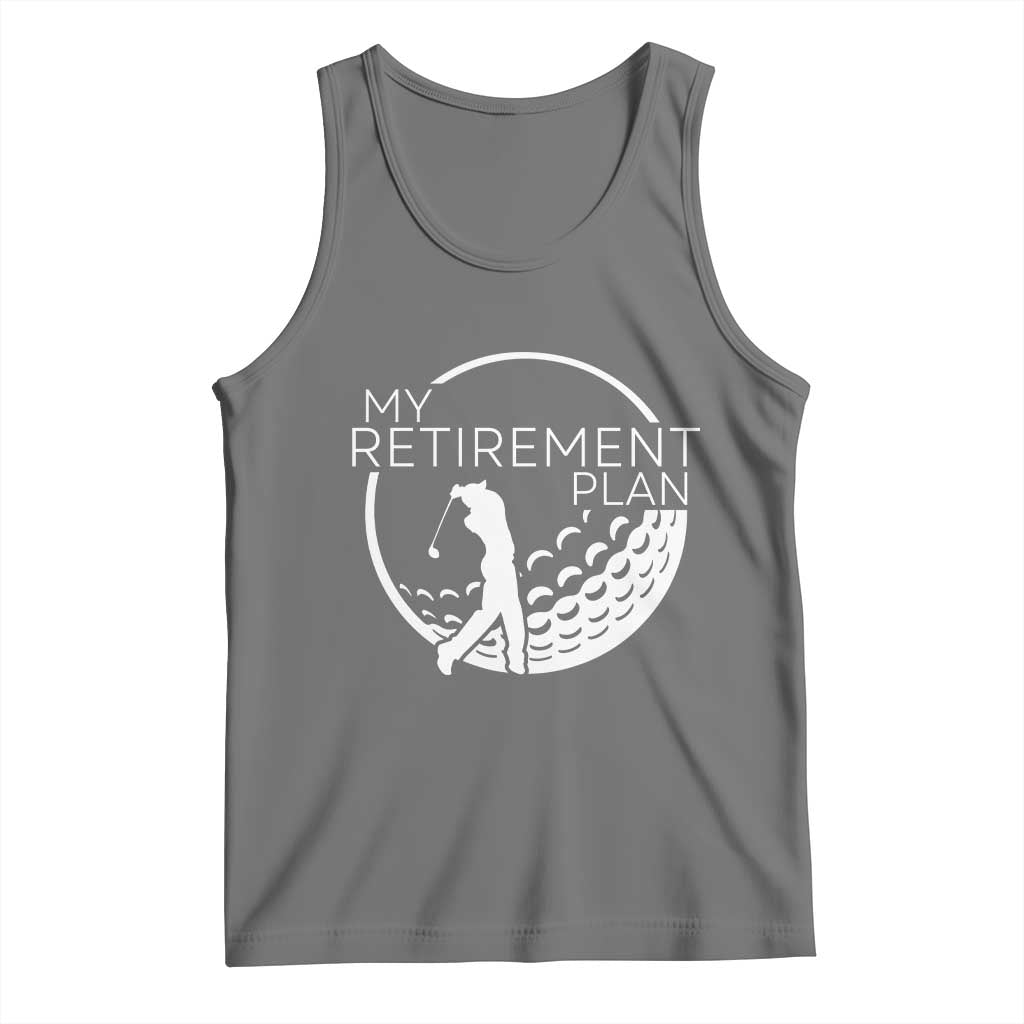 Funny Retirement Golf Tank Top Saying Golfing Gift - Wonder Print Shop