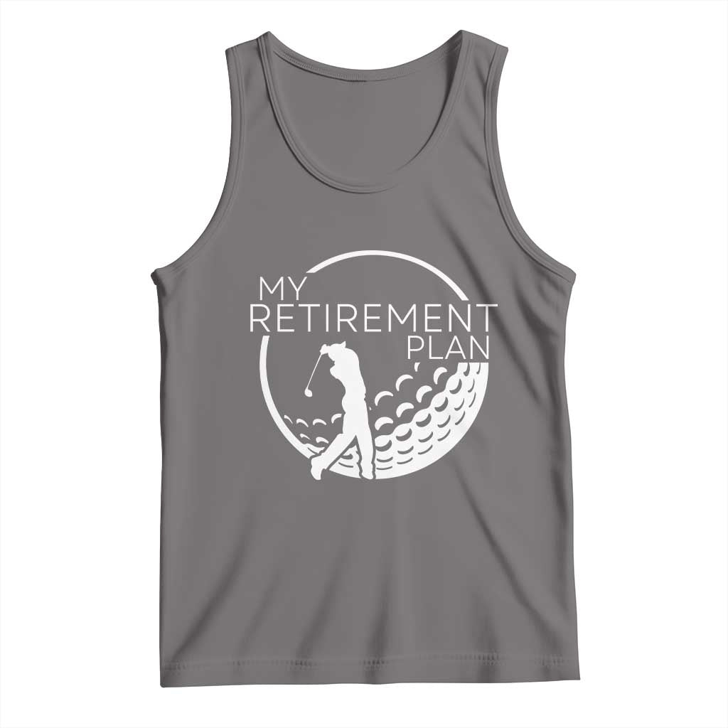 Funny Retirement Golf Tank Top Saying Golfing Gift - Wonder Print Shop