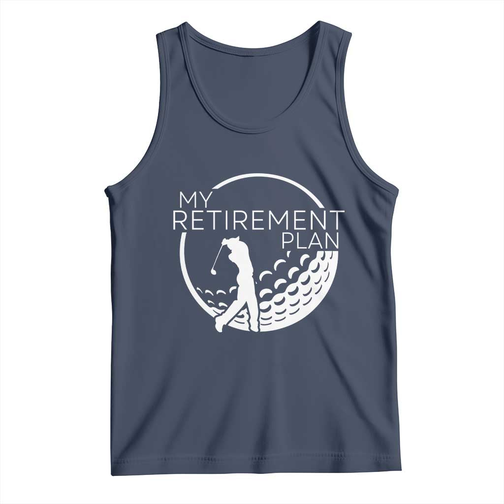 Funny Retirement Golf Tank Top Saying Golfing Gift - Wonder Print Shop