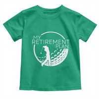 Funny Retirement Golf Toddler T Shirt Saying Golfing Gift - Wonder Print Shop