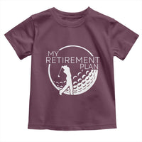 Funny Retirement Golf Toddler T Shirt Saying Golfing Gift - Wonder Print Shop