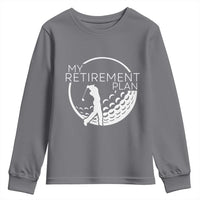 Funny Retirement Golf Youth Sweatshirt Saying Golfing Gift - Wonder Print Shop