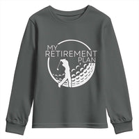 Funny Retirement Golf Youth Sweatshirt Saying Golfing Gift - Wonder Print Shop