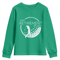 Funny Retirement Golf Youth Sweatshirt Saying Golfing Gift - Wonder Print Shop