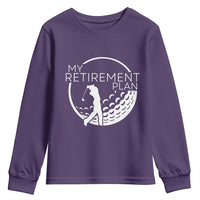Funny Retirement Golf Youth Sweatshirt Saying Golfing Gift - Wonder Print Shop