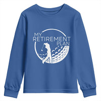 Funny Retirement Golf Youth Sweatshirt Saying Golfing Gift - Wonder Print Shop