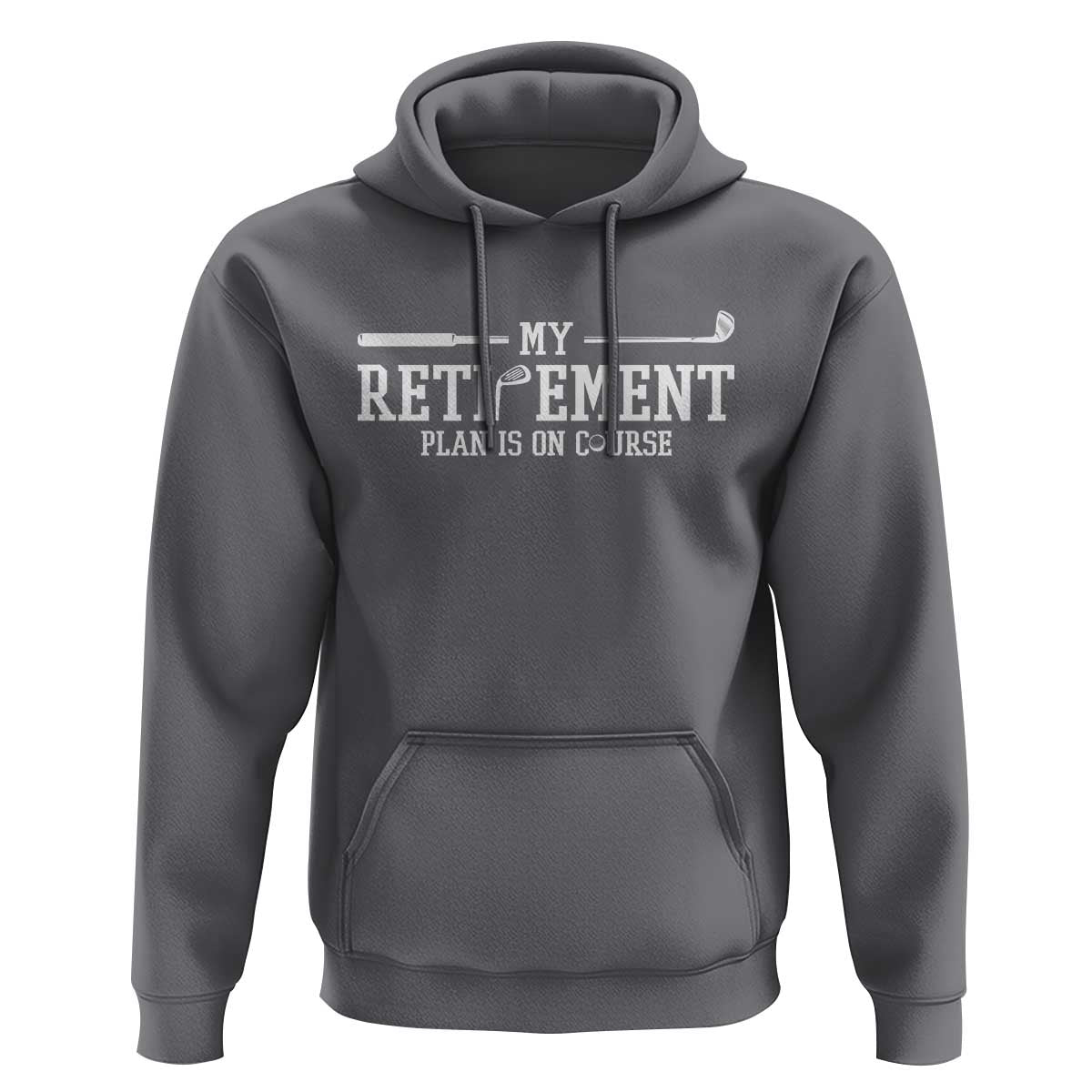 My Retirement Plan Is On Course Hoodie Funny Golf Lover Gift - Wonder Print Shop