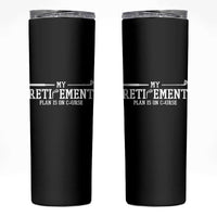 My Retirement Plan Is On Course Skinny Tumbler Funny Golf Lover Gift - Wonder Print Shop