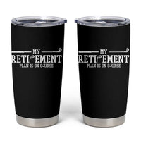 My Retirement Plan Is On Course Tumbler Cup Funny Golf Lover Gift - Wonder Print Shop