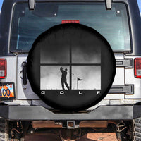 Gift For Sports Lover Spare Tire Cover Retro Golf Silhouette Art - Wonder Print Shop