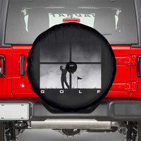 Gift For Sports Lover Spare Tire Cover Retro Golf Silhouette Art - Wonder Print Shop