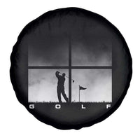 Gift For Sports Lover Spare Tire Cover Retro Golf Silhouette Art - Wonder Print Shop