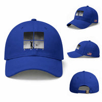 Gift For Sports Lover Baseball Cap Retro Golf Silhouette Art