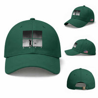Gift For Sports Lover Baseball Cap Retro Golf Silhouette Art