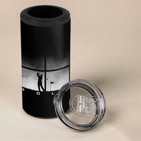 Gift For Sports Lover 4 in 1 Can Cooler Tumbler Retro Golf Silhouette Art - Wonder Print Shop