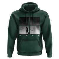 Gift For Sports Lover Hoodie Retro Golf Silhouette Art - Wonder Print Shop