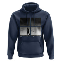 Gift For Sports Lover Hoodie Retro Golf Silhouette Art - Wonder Print Shop