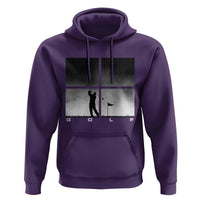 Gift For Sports Lover Hoodie Retro Golf Silhouette Art - Wonder Print Shop
