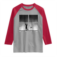 Gift For Sports Lover Raglan Shirt Retro Golf Silhouette Art - Wonder Print Shop