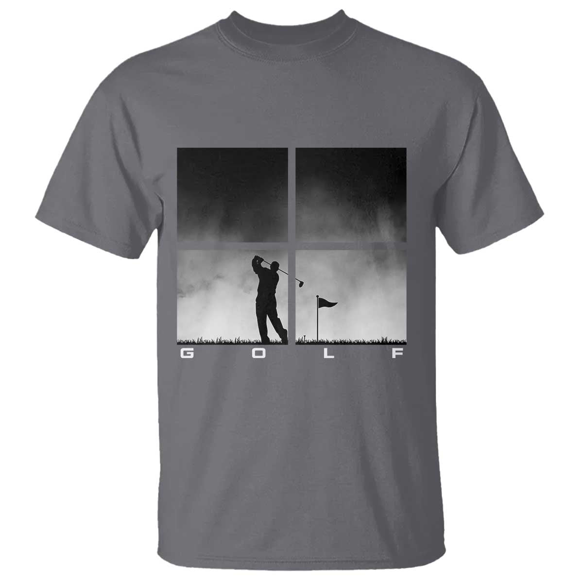 Gift For Sports Lover T Shirt Retro Golf Silhouette Art - Wonder Print Shop
