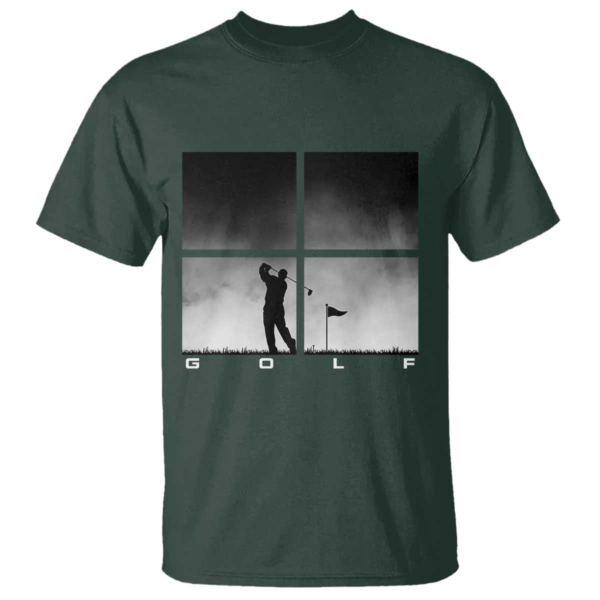 Gift For Sports Lover T Shirt Retro Golf Silhouette Art - Wonder Print Shop