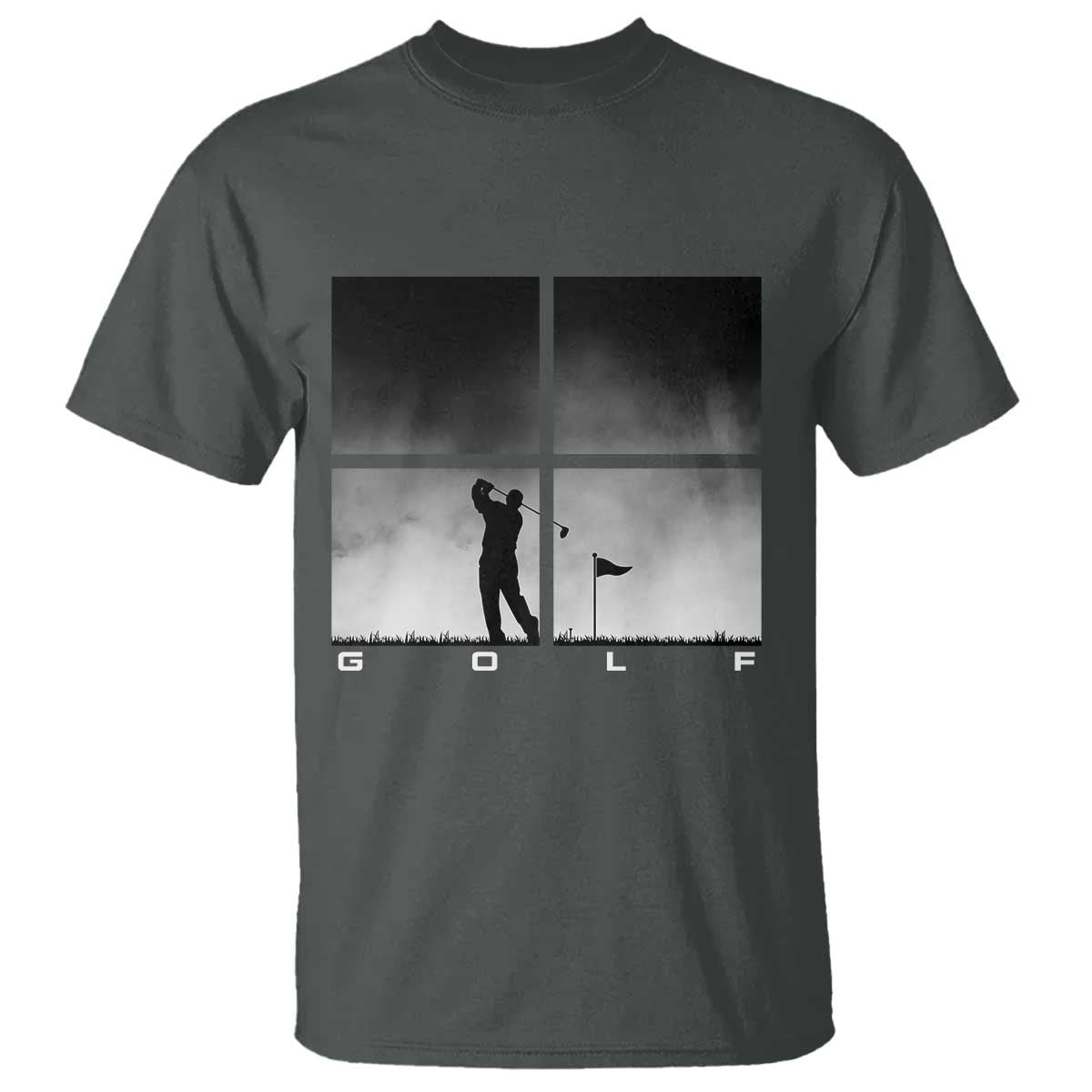 Gift For Sports Lover T Shirt Retro Golf Silhouette Art - Wonder Print Shop