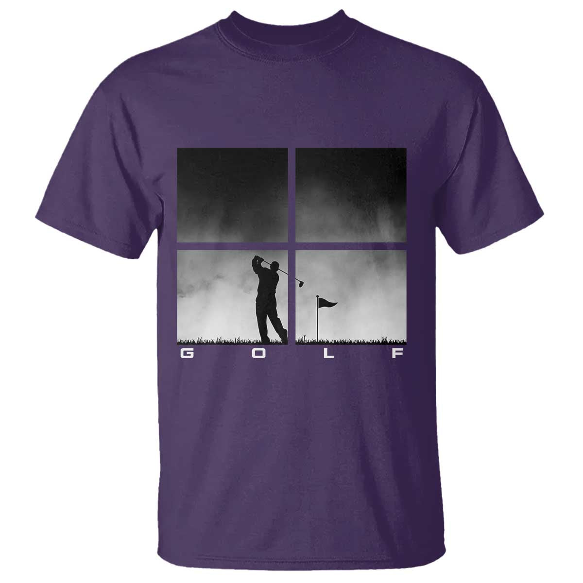 Gift For Sports Lover T Shirt Retro Golf Silhouette Art - Wonder Print Shop