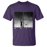 Gift For Sports Lover T Shirt Retro Golf Silhouette Art - Wonder Print Shop