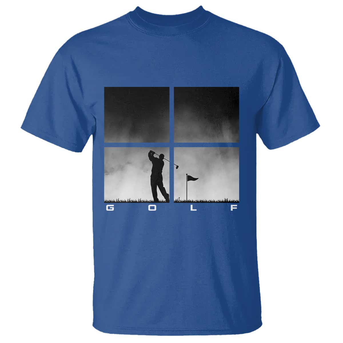 Gift For Sports Lover T Shirt Retro Golf Silhouette Art - Wonder Print Shop