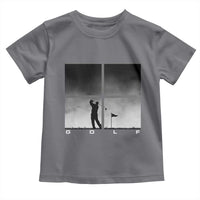 Gift For Sports Lover Toddler T Shirt Retro Golf Silhouette Art - Wonder Print Shop