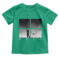 Gift For Sports Lover Toddler T Shirt Retro Golf Silhouette Art - Wonder Print Shop
