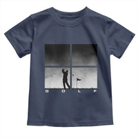 Gift For Sports Lover Toddler T Shirt Retro Golf Silhouette Art - Wonder Print Shop