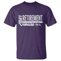 My Retirement Vehicle Golf Cart T Shirt Funny Retired Plan - Wonder Print Shop