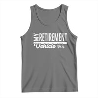 My Retirement Vehicle Golf Cart Tank Top Funny Retired Plan - Wonder Print Shop