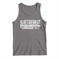 My Retirement Vehicle Golf Cart Tank Top Funny Retired Plan - Wonder Print Shop