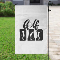 Golf Dad Garden Flag Gift For Sport Lover - Wonder Print Shop