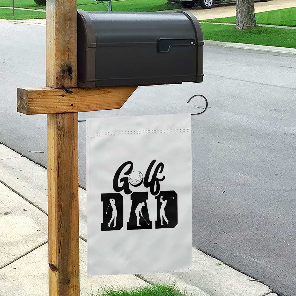 Golf Dad Garden Flag Gift For Sport Lover - Wonder Print Shop
