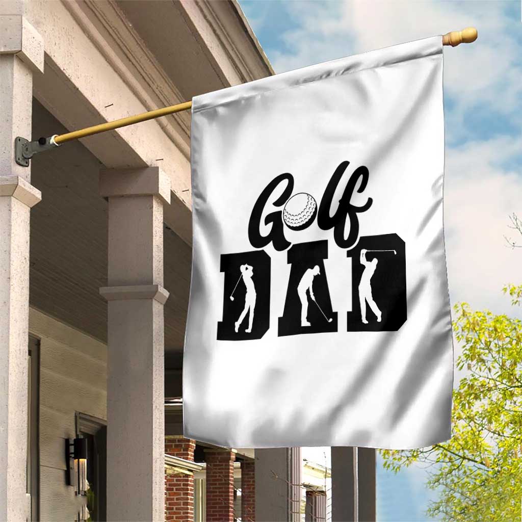 Golf Dad Garden Flag Gift For Sport Lover - Wonder Print Shop
