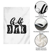 Golf Dad Garden Flag Gift For Sport Lover - Wonder Print Shop