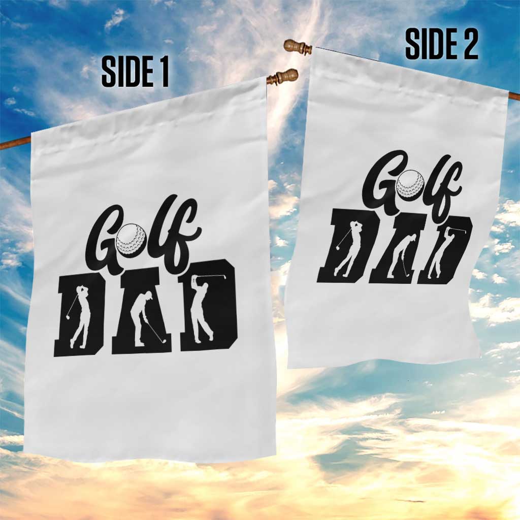 Golf Dad Garden Flag Gift For Sport Lover - Wonder Print Shop
