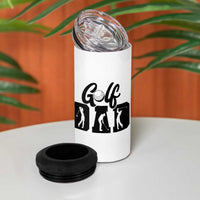 Golf Dad 4 in 1 Can Cooler Tumbler Gift For Sport Lover - Wonder Print Shop