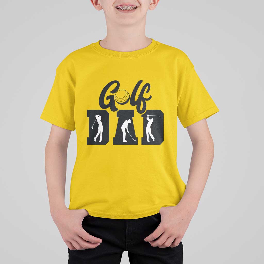 Golf Dad T Shirt For Kid Gift For Sport Lover - Wonder Print Shop