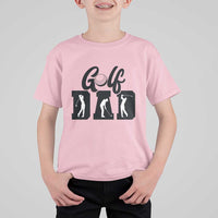 Golf Dad T Shirt For Kid Gift For Sport Lover - Wonder Print Shop