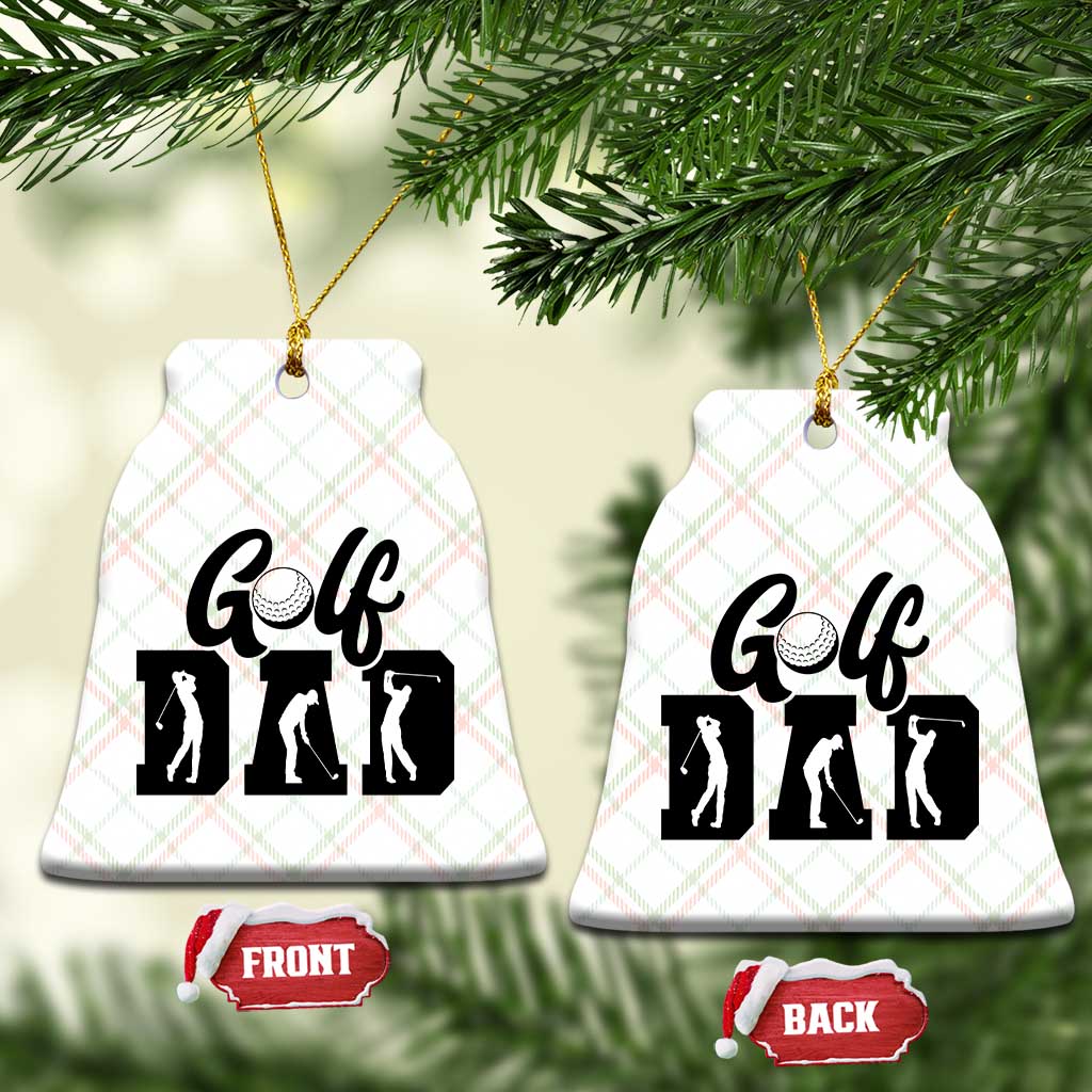Golf Dad Ceramic Ornament Gift For Sport Lover - Wonder Print Shop