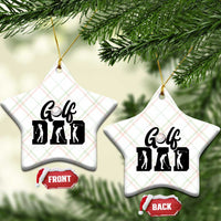 Golf Dad Ceramic Ornament Gift For Sport Lover - Wonder Print Shop